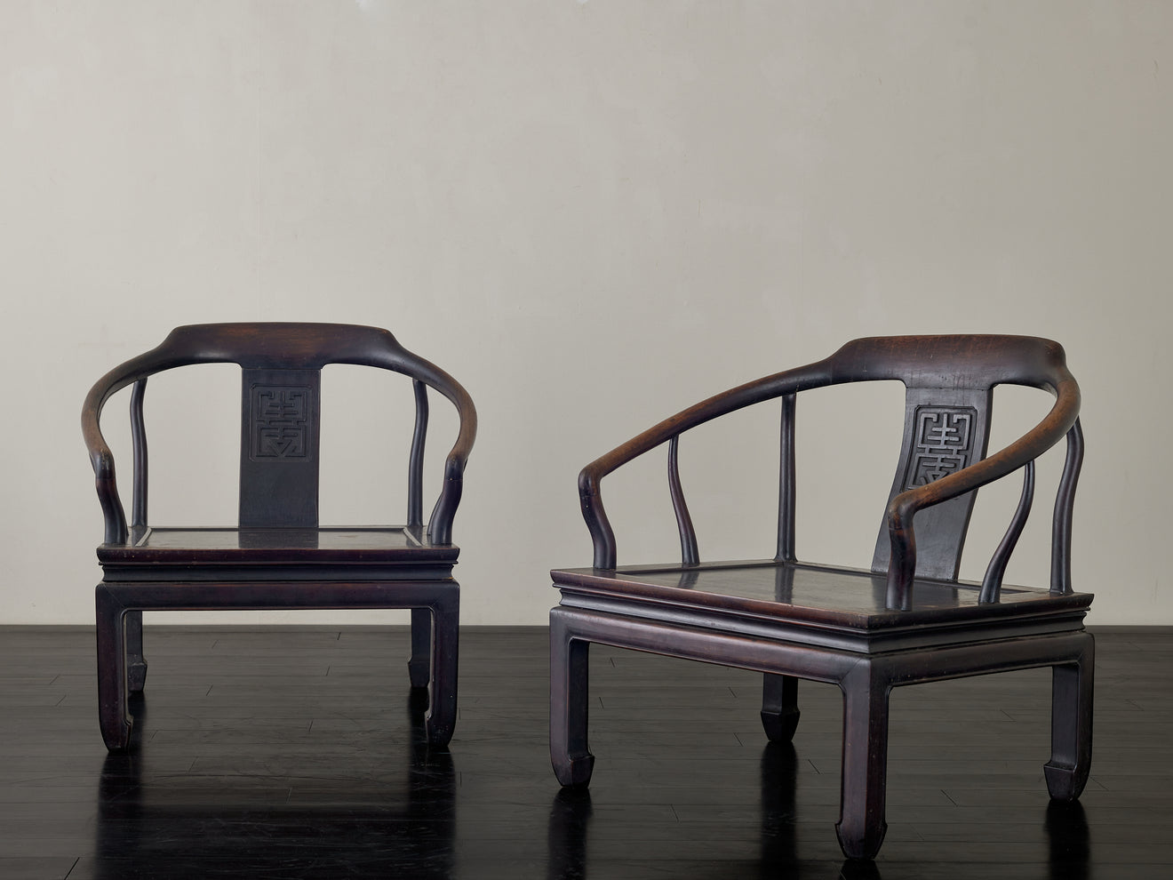 Pair of Ming Style Scholar Chairs